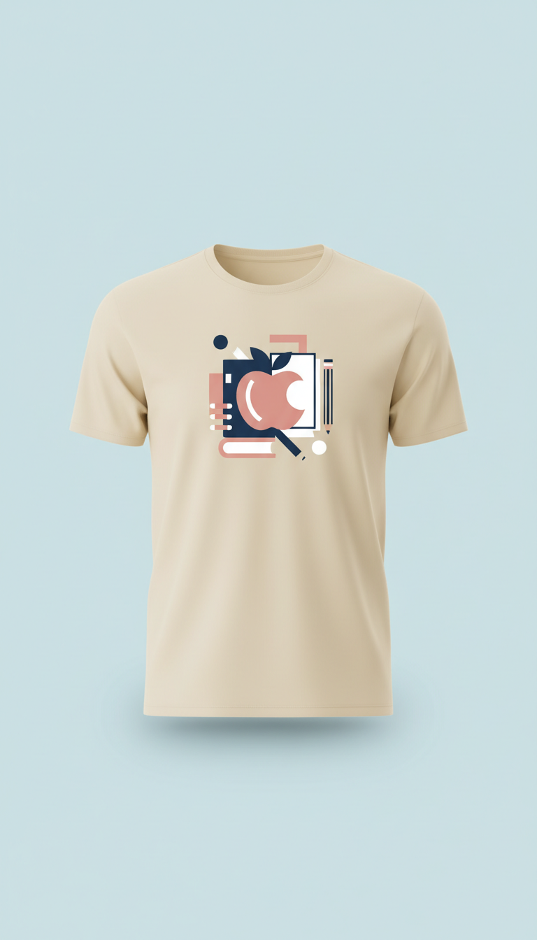 Back-to-school classic crewneck tee
