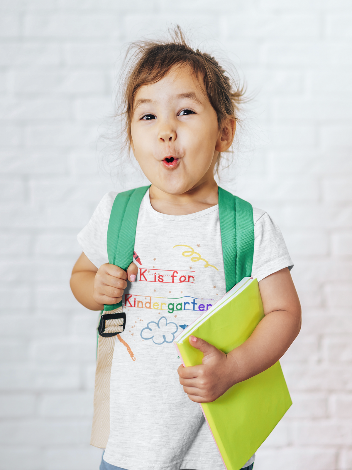 K is for Kindergarten Toddler back to school Tee