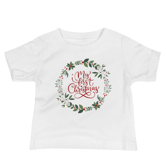 My First Christmas Baby Holiday Tee