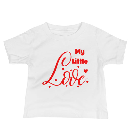 My Little Love Baby Valentine Jersey Short Sleeve Tee