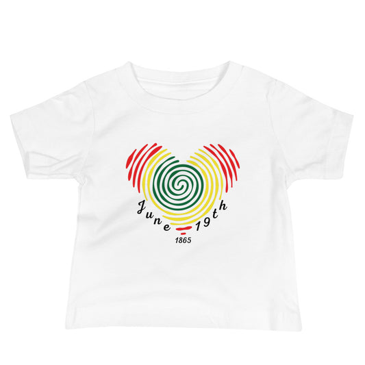 Juneteenth Fingerprint Baby T-shirt