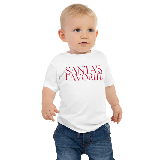 Santa's Favorite Baby Holiday T-shirt