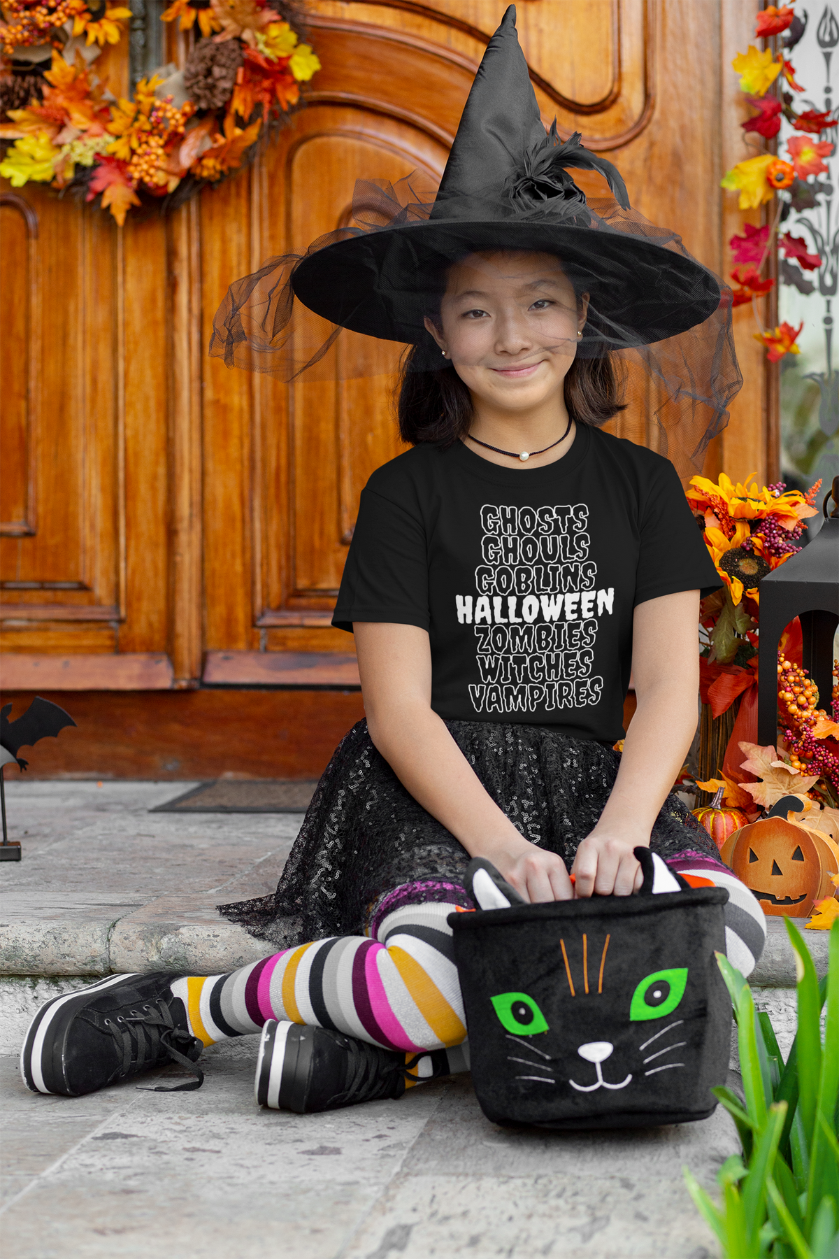 Ghouls, Ghosts & Goblins Youth Halloween T-Shirt