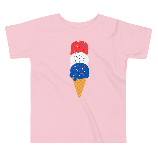 4th of July Ice Cream Toddler T-shirt