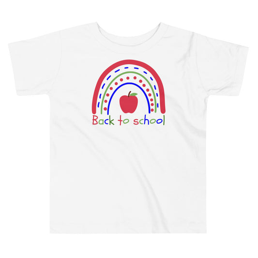 Rainbow Toddler Back to school Tee