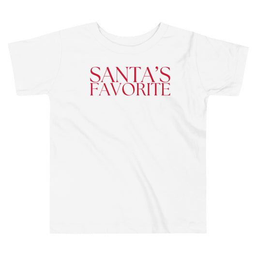 Santa's Favorite Toddler Holiday Tee