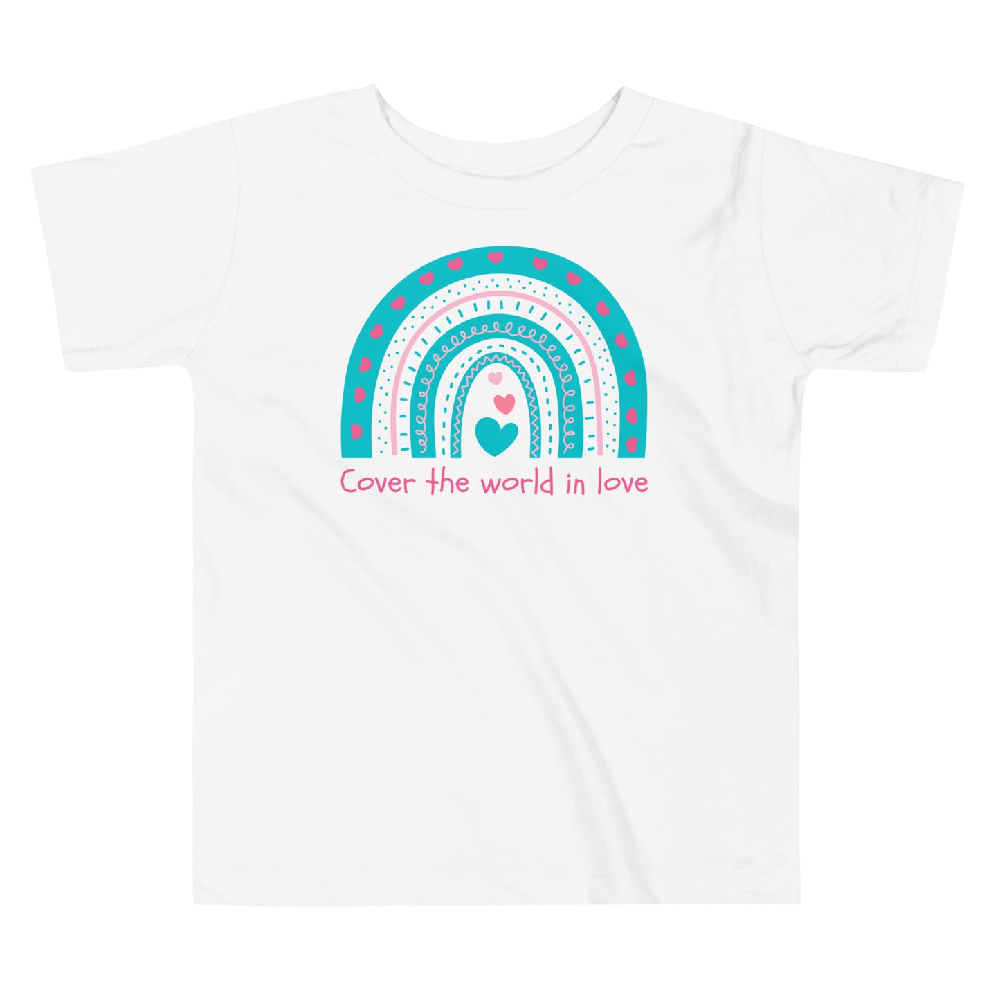Cover the World in Love Toddler Valentine Tee