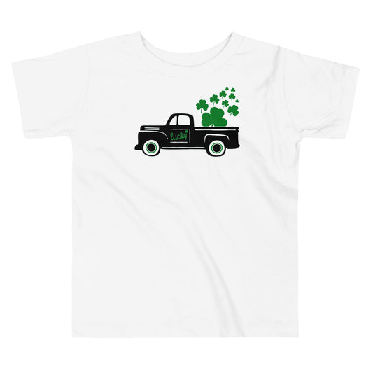 Lucky pick up truck Toddler Saint Patrick's Day t-shirt
