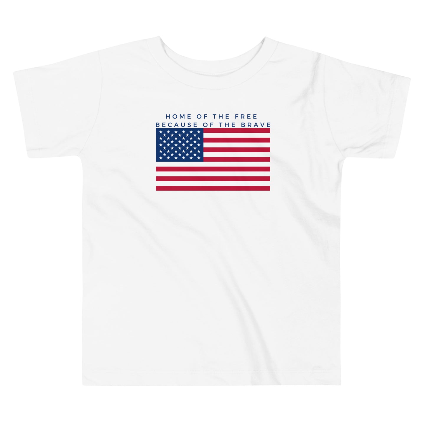 Home of the free Toddler Memorial Day Tee