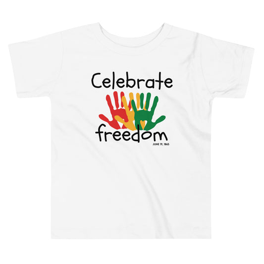 Celebrate freedom Toddler Juneteenth T-shirt