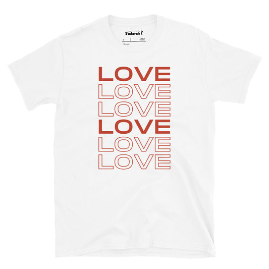 LOVE LOVE LOVE Teen Unisex Valentine's Day T-Shirt