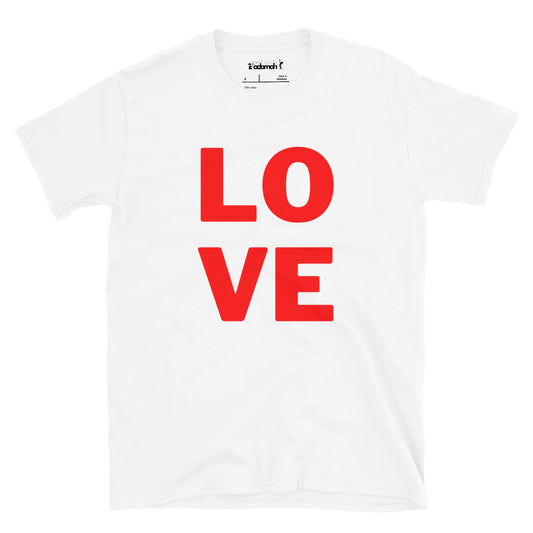 LOVE Short-Sleeve Teen Unisex T-Shirt