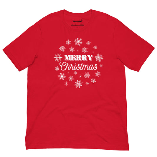 Merry Christmas Adult Unisex Holiday T-shirt