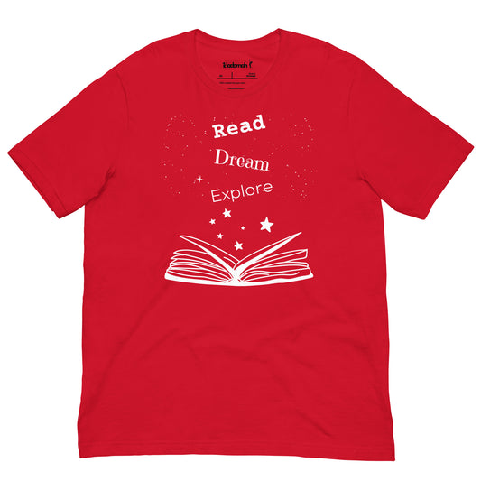 Read, Dream, Explore Adult Unisex Dr. Seuss T-shirt