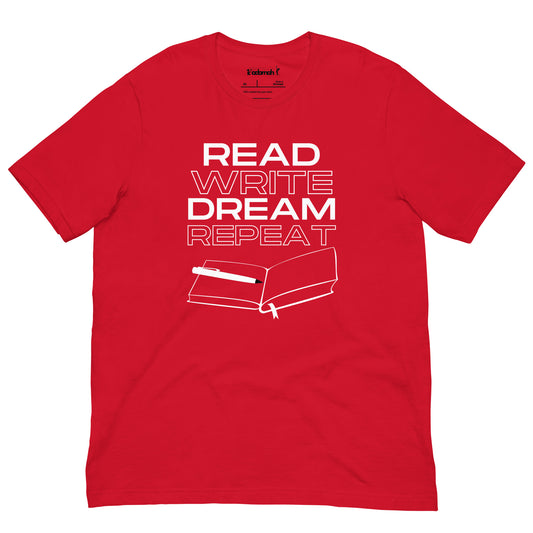 Read, Write and Dream Teen Unisex Dr. Seuss t-shirt