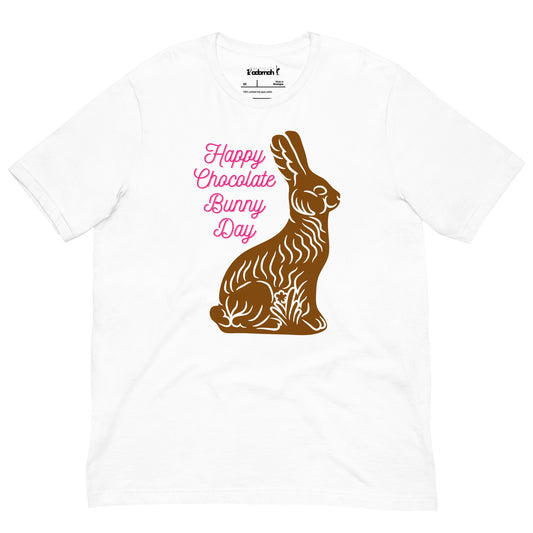 Happy Chocolate Bunny Day Teen Unisex t-shirt