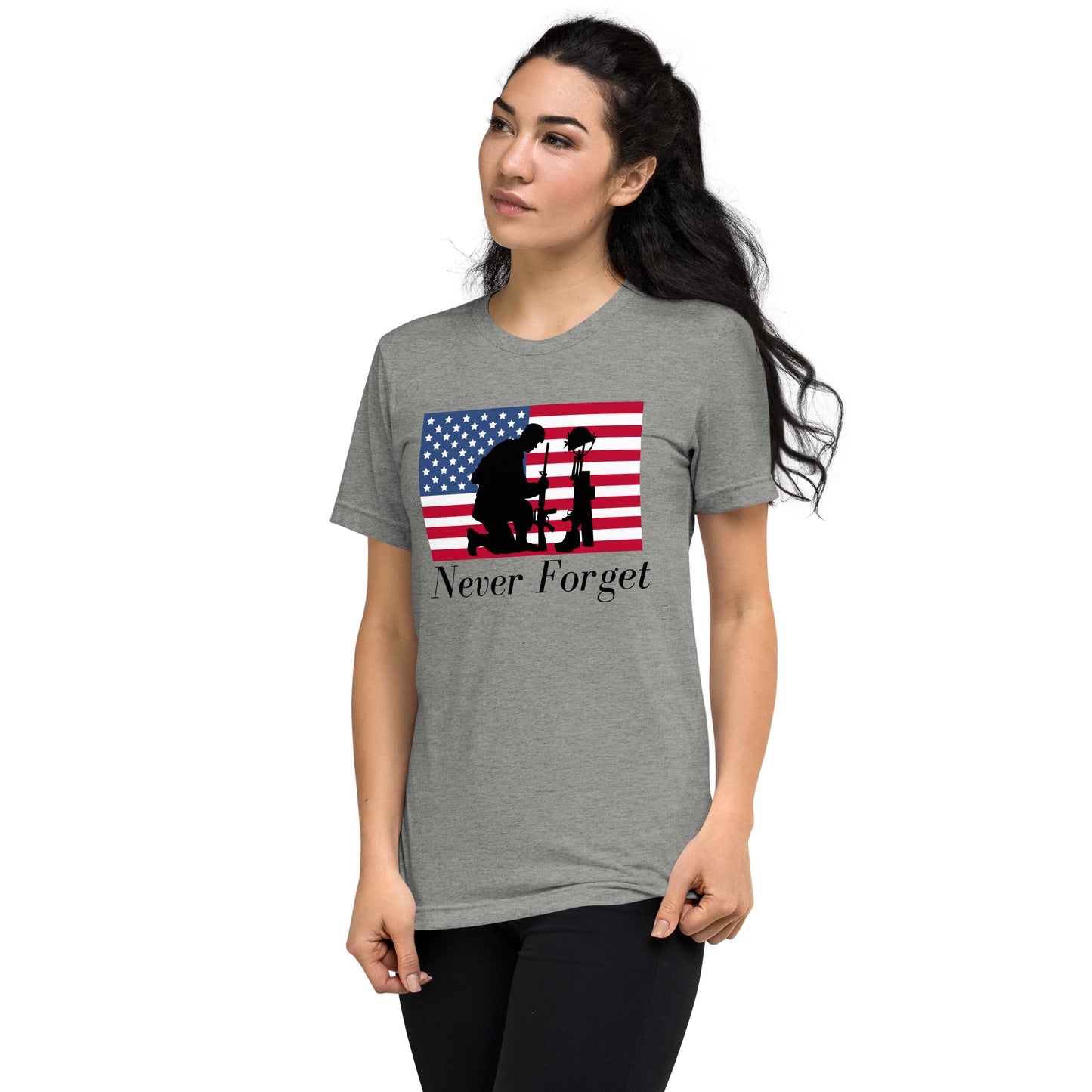 Never Forget Adult Memorial Day T-shirt