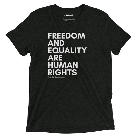 Human Rights Adult Unisex MLK T-shirt
