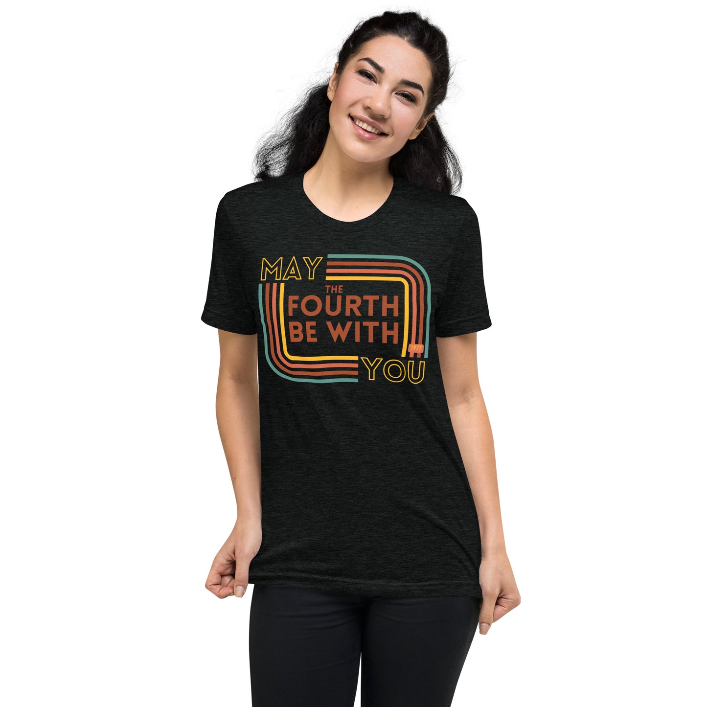 May the Fourth Be With You 1977 Adult T-shirt