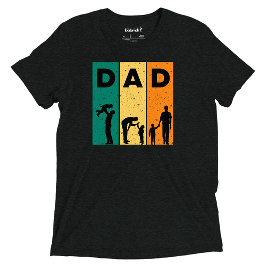 DAD Adult Unisex Retro Father's Day T-shirt