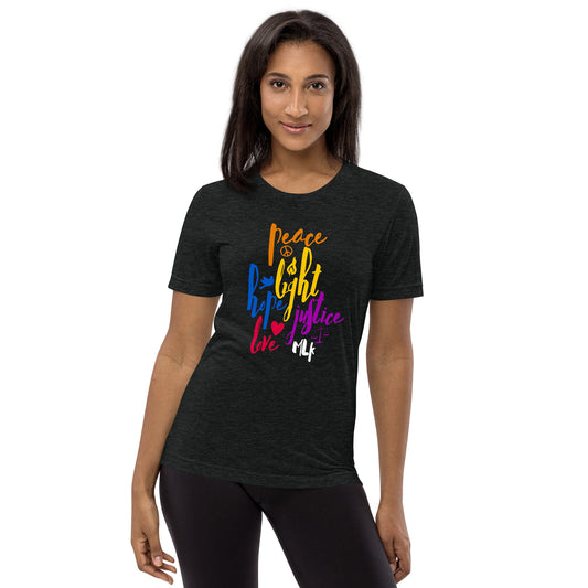 Words have Weight Adult Unisex MLK T-Shirt