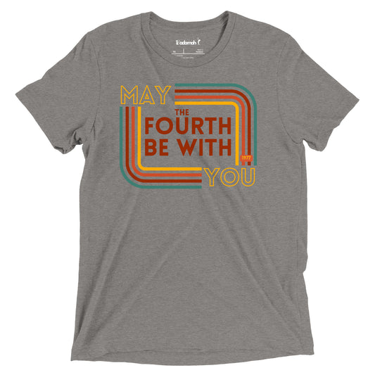 May the 4th Be With You Retro Teen Unisex T-Shirt