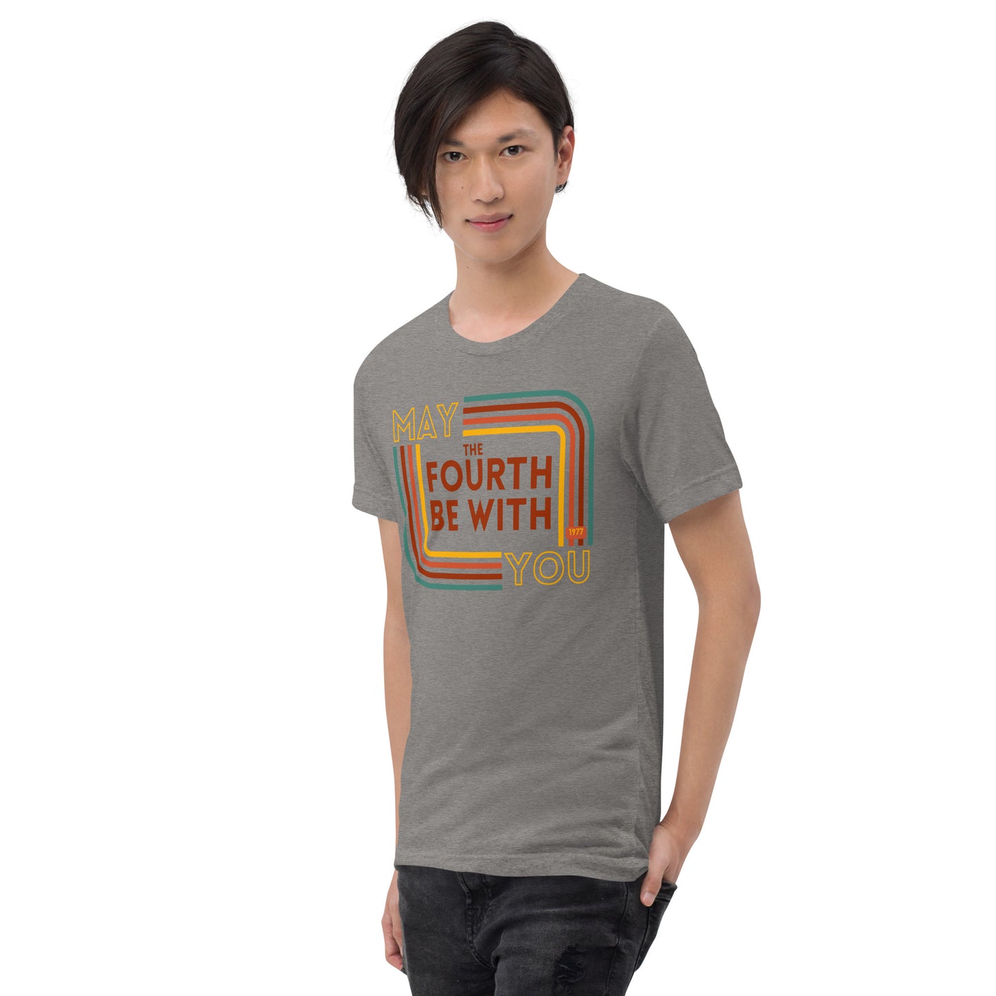 May the 4th Be With You Retro Teen Unisex T-Shirt