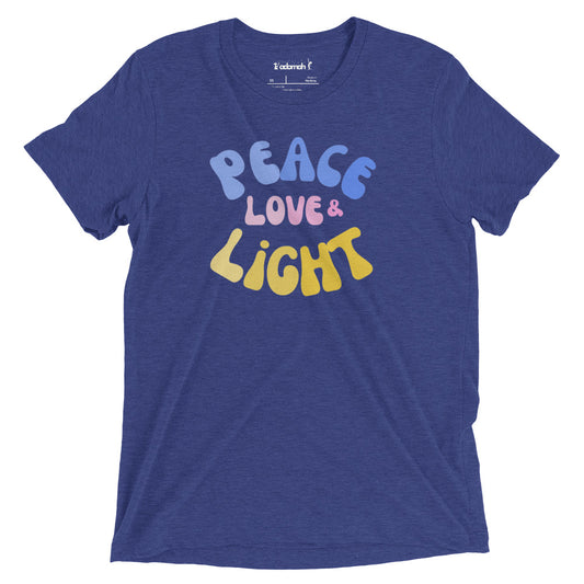 Peace, Love & Light Teen Hanukkah T-shirt