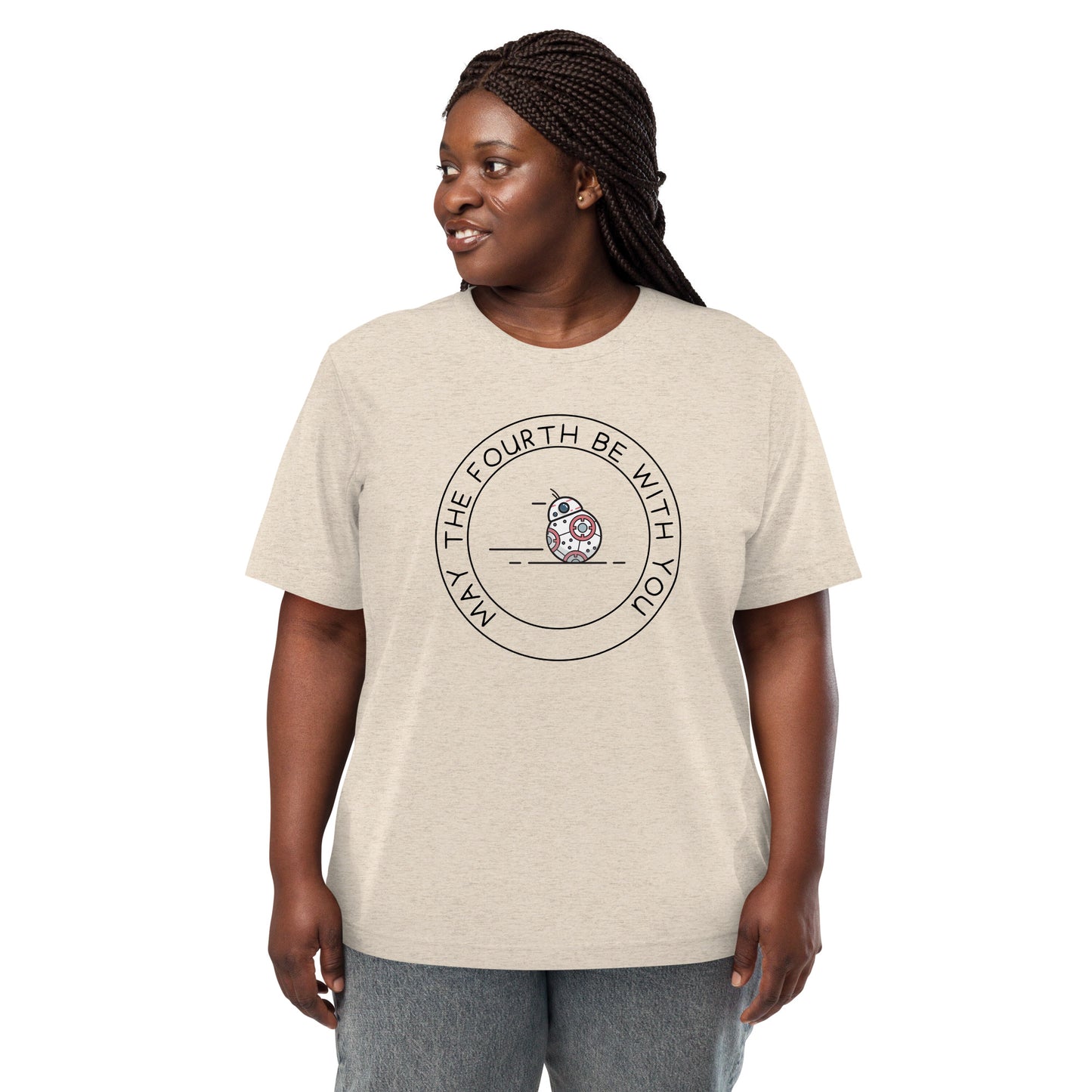 May the fourth be with you BB8 Adult T-shirt