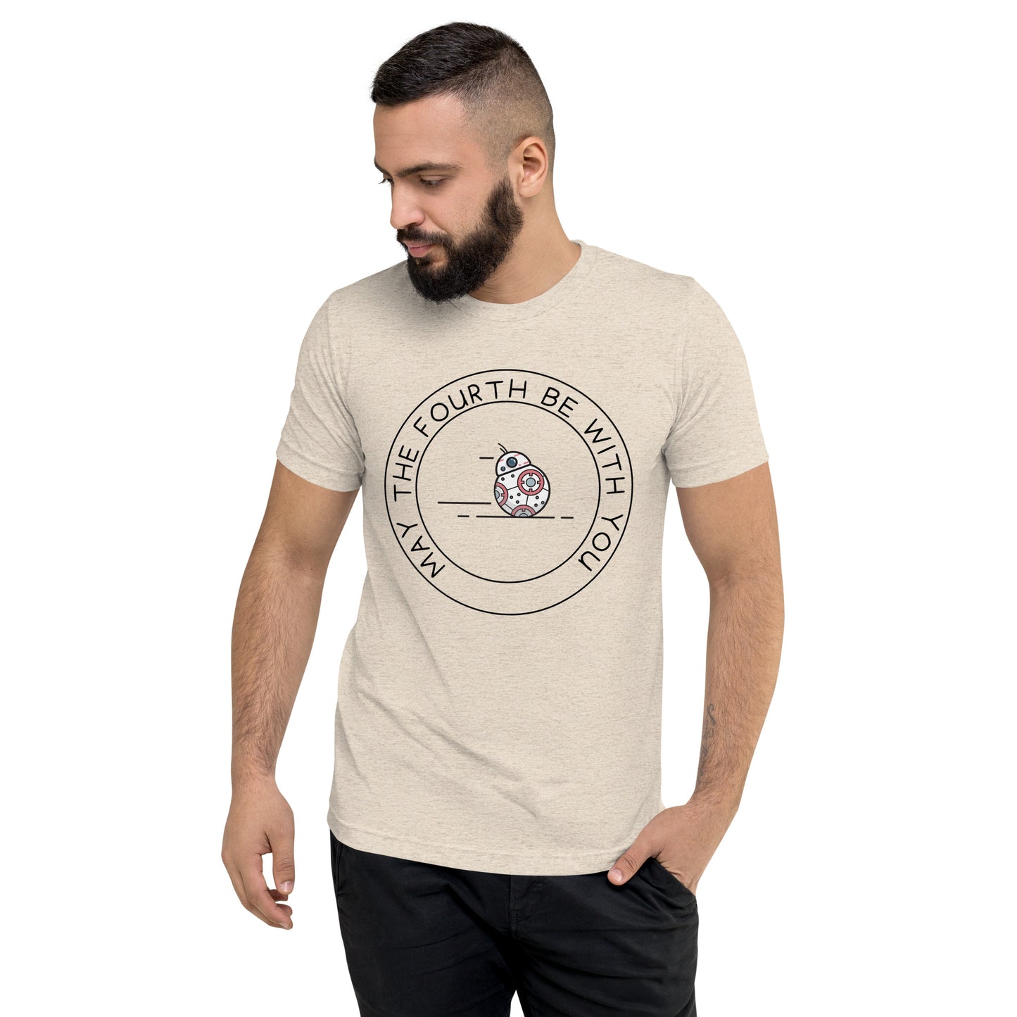 May the fourth be with you BB8 Adult T-shirt