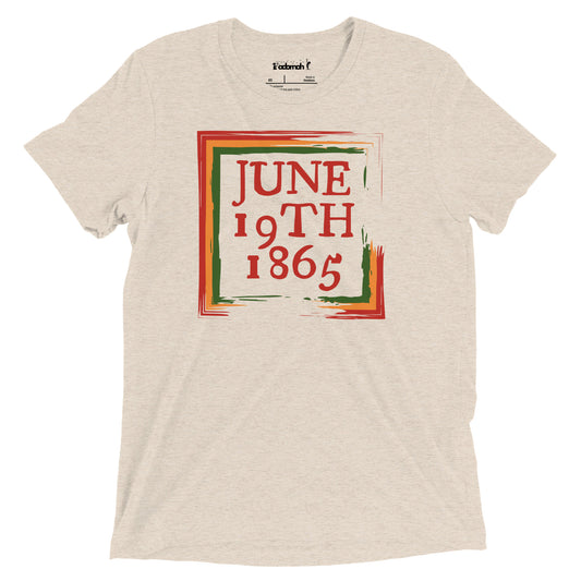 Juneteenth Date Adult Unisex T-Shirt