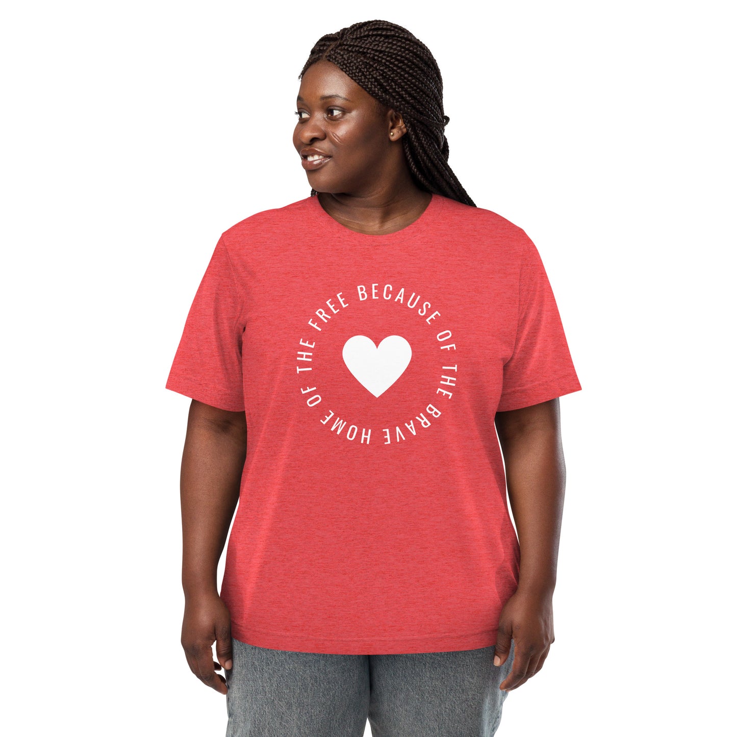 Home of the Free Adult Unisex Memorial Day T-shirt