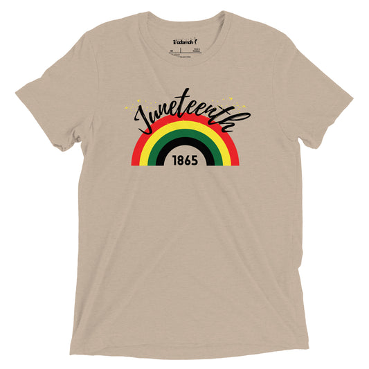 Juneteenth Rainbow 1865 Adult Unisex T-Shirt