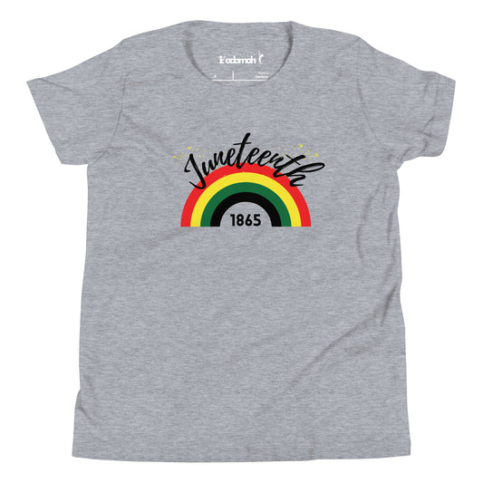 Juneteenth Rainbow 1865 Youth T-shirt
