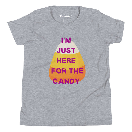 I'm just here for the candy Youth Halloween T-shirt