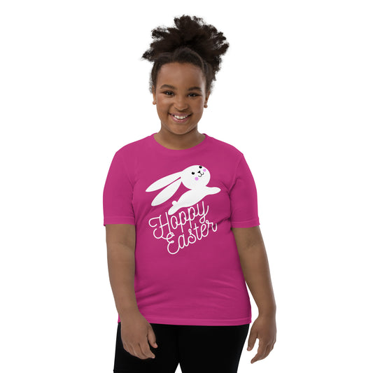 Hoppy Easter Youth Short Sleeve T-Shirt