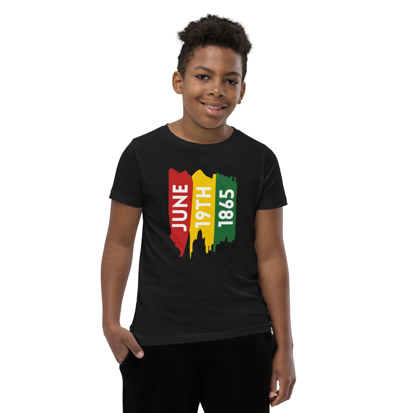 June 19th 1865 Flag Youth Juneteenth T-shirt