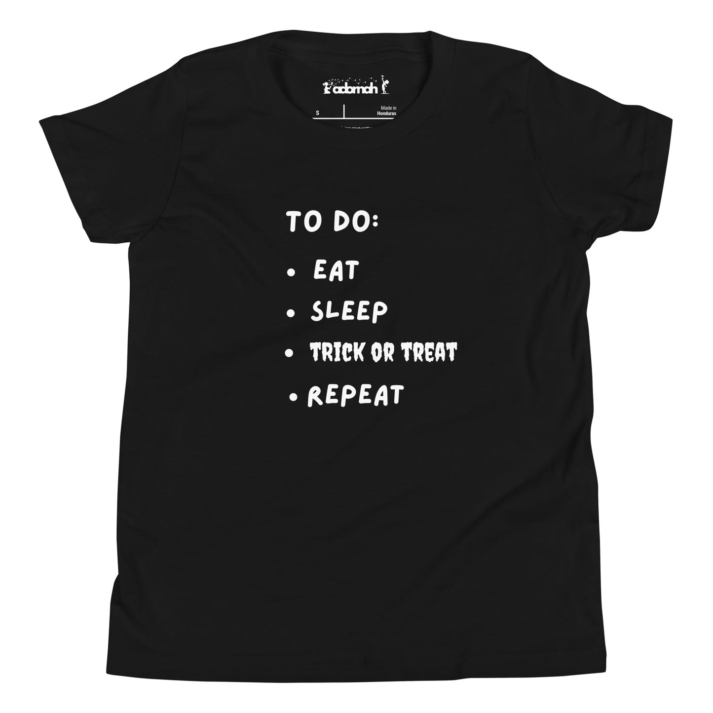 To-do List Youth Halloween T-shirt
