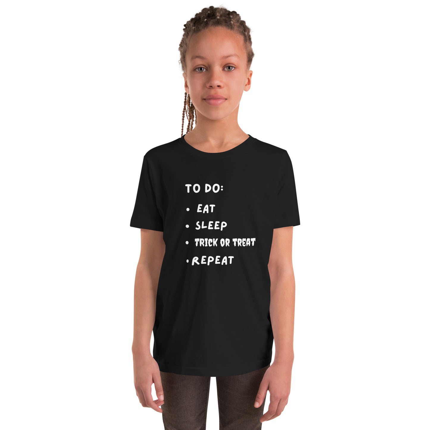 To-do List Youth Halloween T-shirt