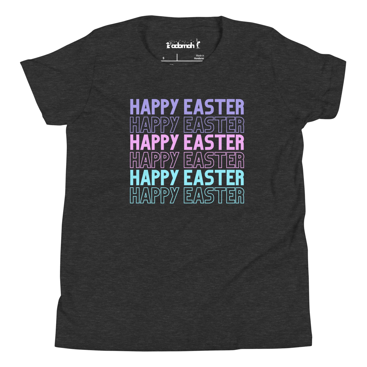 Happy Easter Multi Color Youth T-Shirt
