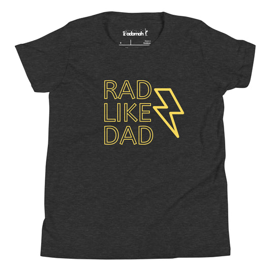 Rad like Dad Youth Father's Day T-shirt