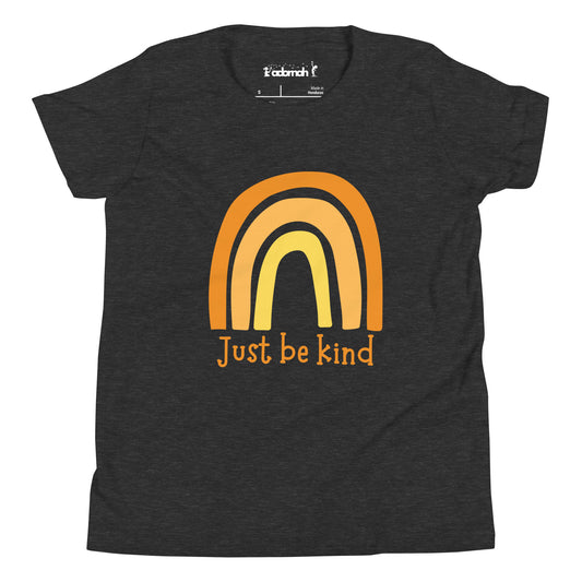 Just Be Kind Youth Rainbow Unity Day T-shirt