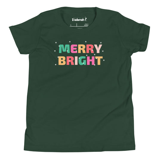 Merry and Bright Youth Holiday T-Shirt