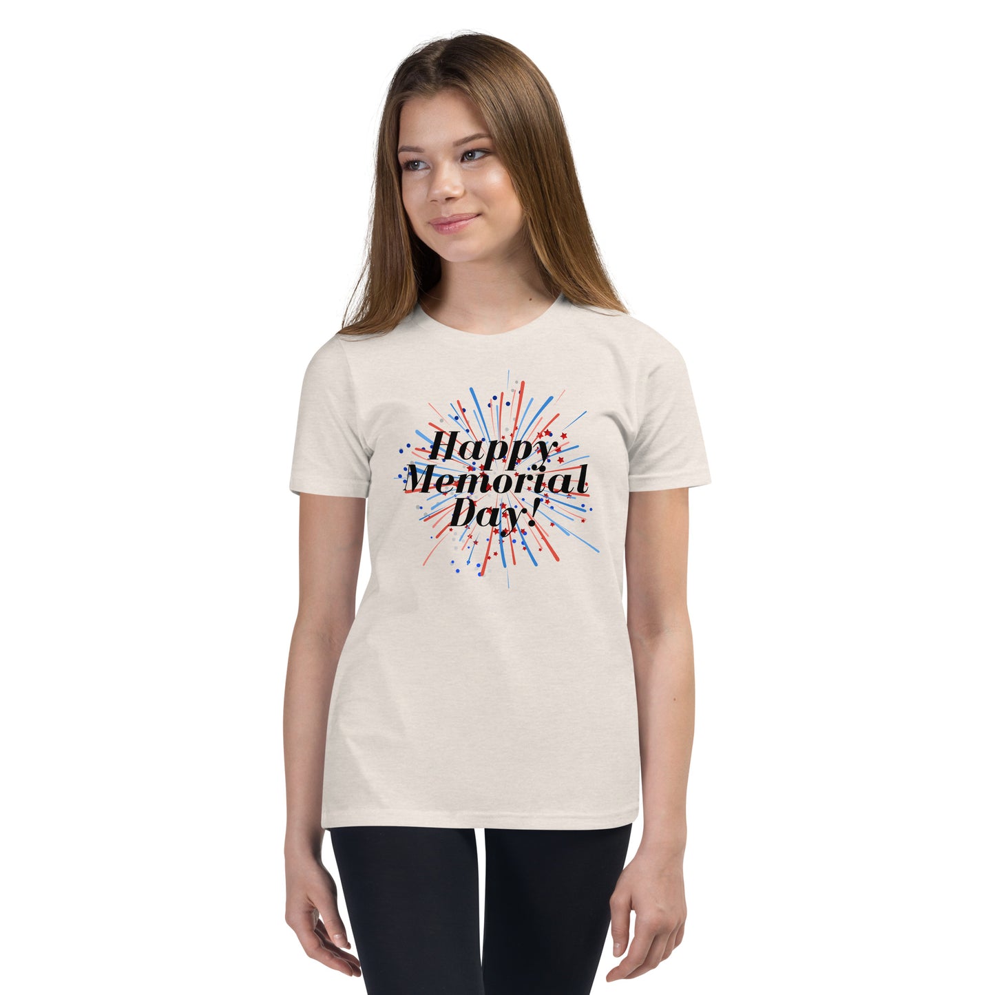 Happy Memorial Day Youth Fireworks T-shirt