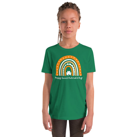 Happy Saint Patrick's Day Rainbow Youth T-Shirt