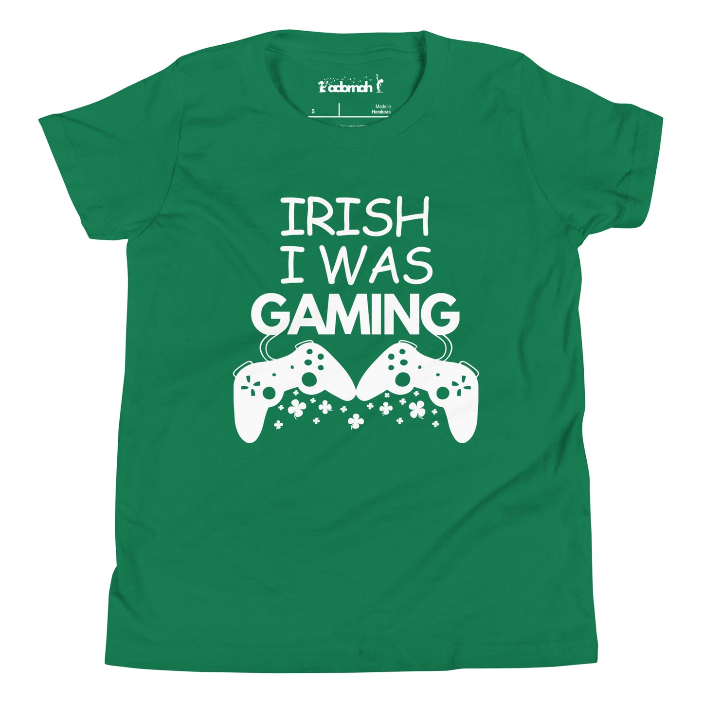 Irish I was gaming Youth Short Sleeve T-Shirt