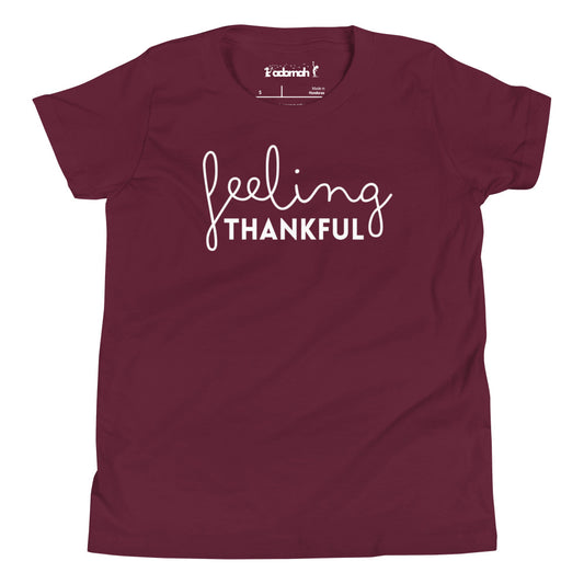 Feeling thankful Youth Thanksgiving T-Shirt
