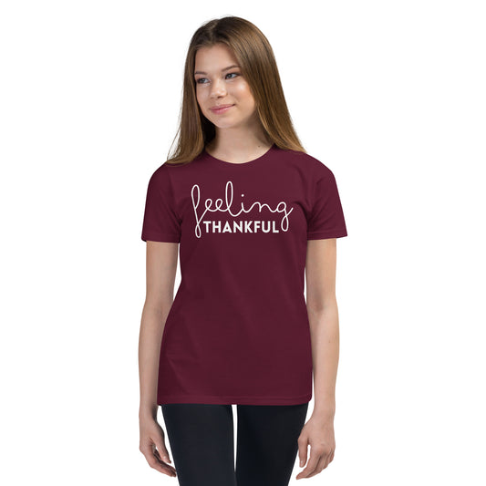 Feeling thankful Youth Thanksgiving T-Shirt