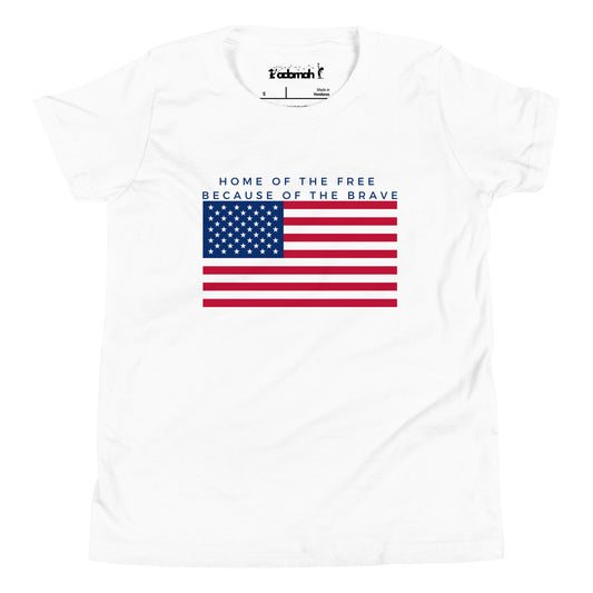 Home of the Free Youth Memorial Day T-shirt