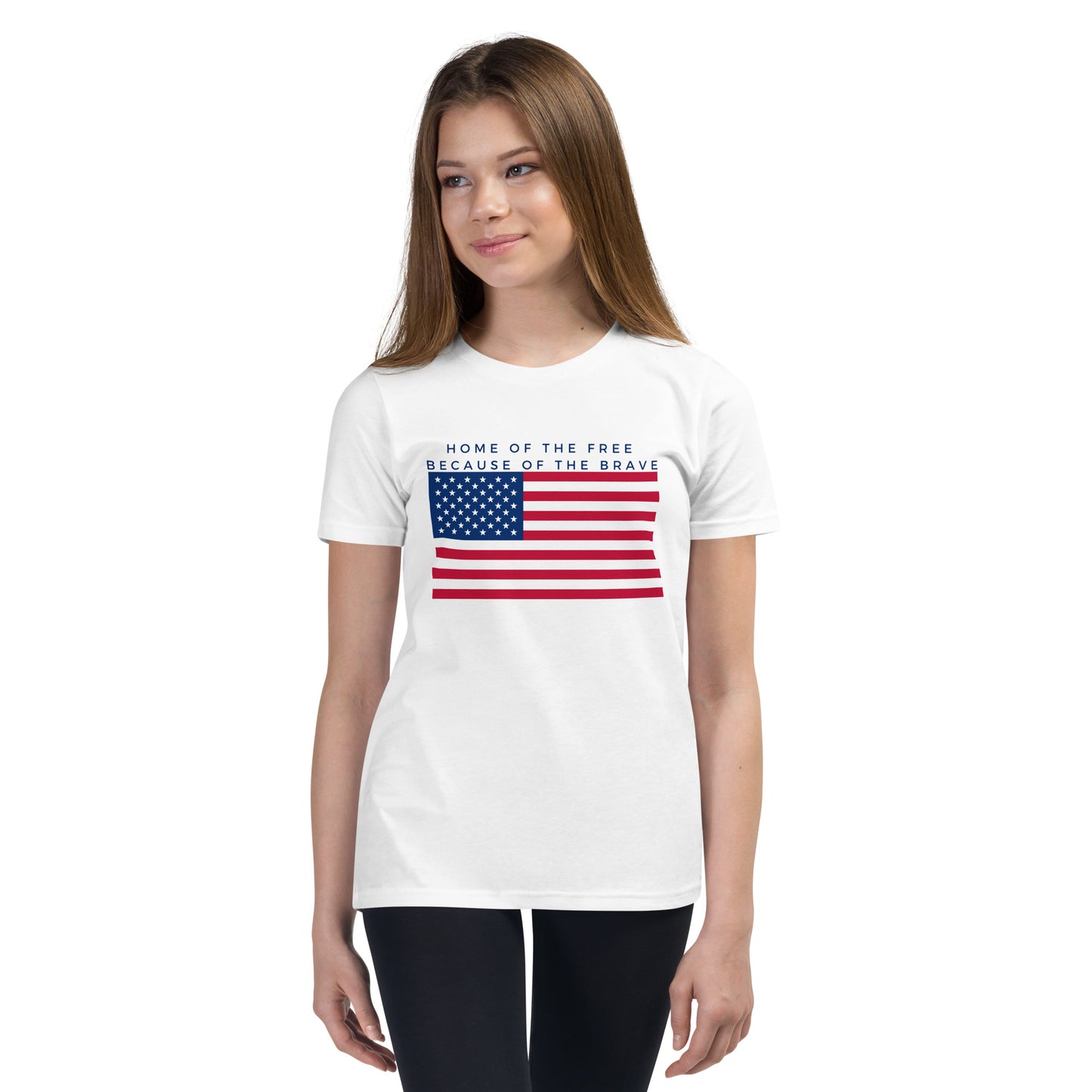 Home of the Free Youth Memorial Day T-shirt